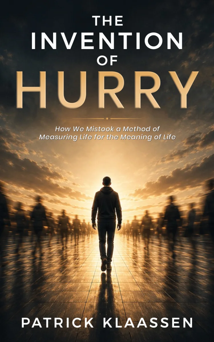 The Invention of Hurry book cover by Patrick Klaassen